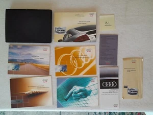 2004 Audi TT Coupe Owner's Manual handbook set with case sound system OEM J21 - Picture 1 of 16