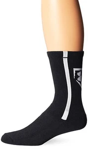 * Under Armour Herren Baseball Crew Socken (1 Paar), schwarz/weiß, Größe Jugend LG - Bild 1 von 1