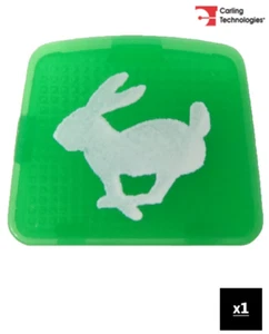 Cabezal basculante CARLING 275.9049 SERIE L (TOP) Inserto CONEJO VERDE Leyenda - Imagen 1 de 1