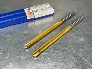 (2) CJT Koolcarb 7/16" Carbide Tip Drills, Coolant Thru 6-15/32" OAL 17603750 - Picture 1 of 3