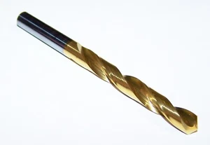 1/4" (.2500") CARBIDE DRILL JOBBER LENGTH TiN COATED MONSTER 450-102500A - Picture 1 of 2