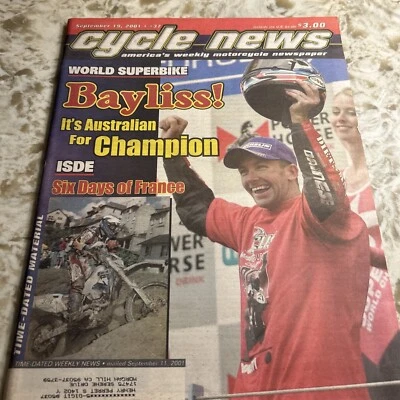 Cycle News Magazine September 19, 2001 - Image 1 of 4