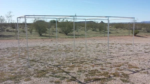 30' Béisbol Softbol Pierna recta Jaula de bateo 3/4" Accesorios TUBERÍA NO INCLUIDA - Imagen 1 de 7