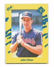 JOHN ORTON - 1990 CLASSIC YELLOW BASEBALL - CARD #T61 - CALIFORNIA ANGELS