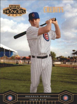 2004 Playoff Honors Credits Bronze #44 Brendan Harris /100 - NM-MT - Image 1 of 2