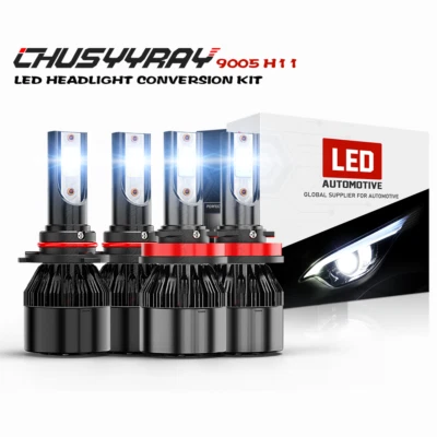 Combo 4X faros delanteros LED bombillas haz alto bajo para Toyota Prius 2010-2015 Foto 1 de 4