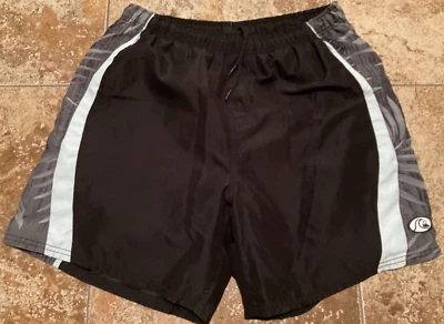 BAÑADOR EDICIÓN QUIKSILVER (TALLA HOMBRE MEDIANA, 34) NEGRO GRIS SEMINUEVO Foto 1 de 4