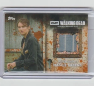 WALKING DEAD SEASON 6 LAUREN COHAN/MAGGIE GREENE RELIC CARD #/99!  HTF!! - Picture 1 of 2