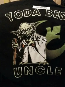 T Shirt Yoda Best Uncle Size Large condition  very  good - Picture 1 of 8