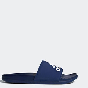 Adidas B44870 Men Adilette Comfort slippers Swim sandals blue navy white 