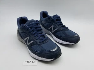 New Balance 990v5 Made In USA Women Size 8 B (Medium) Running Shoes Navy - Picture 1 of 12