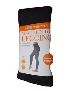 WARNERS No Muffin Top Seamless LEGGING ~ GRAU ~ Damen Größe XS (4-6) ~ NEU im Paket - Bild 1 von 2