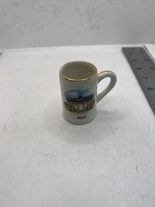 Mini Stein Ceramic Berlin Mug Shot Glass Porellan NA-924O - Picture 1 of 7