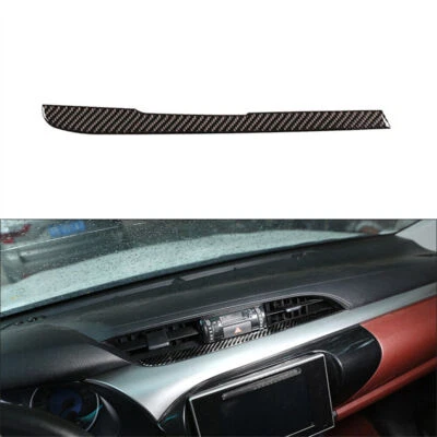 Cubierta de salida de ventilación de aire central de fibra de carbono real para Toyota Hilux 2015-2021 Foto 1 de 4