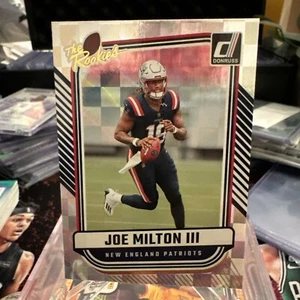 Joe Milton III 2024 Panini Donruss Rookie RC  #TR-10 Patriots The Rookies Holo - Picture 1 of 2