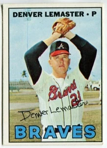 1967 Topps #288 Denver Lemaster Atlanta Braves - Picture 1 of 2