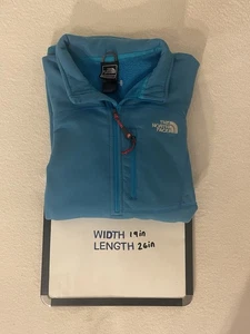 Felpa donna The North Face blu pullover con zip taglia M - Foto 1 di 9