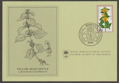 GERMANY - 5X7 IST DAYSHOW CARD FLOWER SET FROM '78 - Image 1 of 4