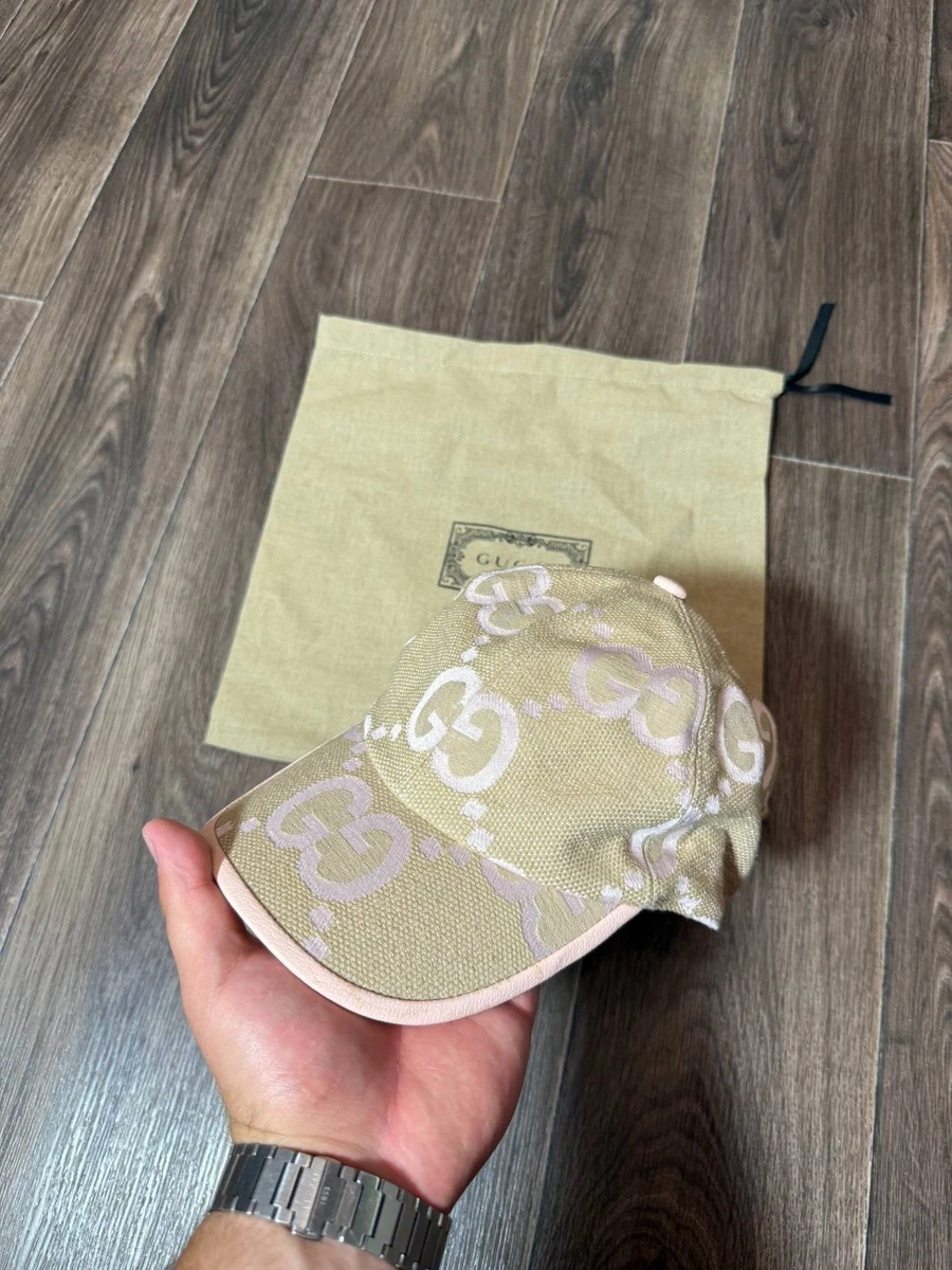 GUCCI♡キャップ♡Ｌサイズ♡イタリア購入♡GG♡ Gucci Unisex Black Canvas White Headband Cabardine Baseball Hat M