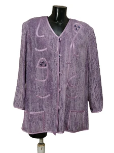 ANNIKKI KARVINEN Damen Jacke Gr. XL  Rosa Neu  ( S 8802 ) - Picture 1 of 4