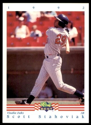 1992 Classic Best Scott Stahoviak Visalia Oaks #299 - Image 1 of 2