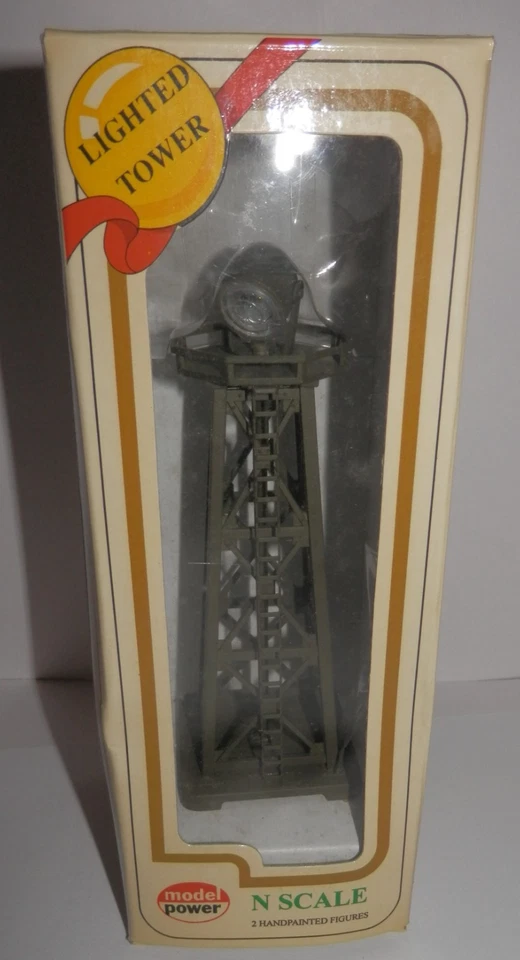 Model Power N Scale LIGHTED US Army Searchlight Tower #2681 NIB - Image 1 of 3