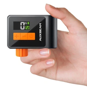 AUXBEAM Bike Air Pump Mini Electric Tiny Portable Bicycle Tire Inflator Digital - Picture 1 of 12