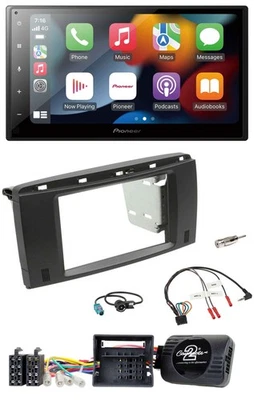 Pioneer DAB Bluetooth 2DIN USB Lenkrad Autoradio für Mercedes SLK 08-11 R171 - Bild 1 von 4
