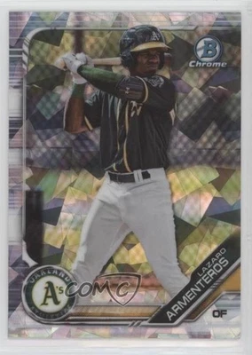 2019 Bowman Chrome Draft Sapphire Edition Lazaro Armenteros #BDC-198 - Image 1 of 2