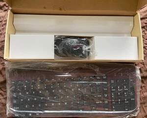 Cimetech- Wireless Keyboard and Mouse, Wine Red - Afbeelding 1 van 6