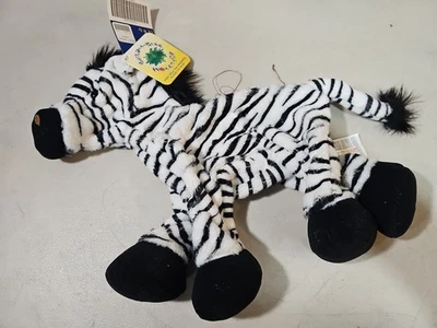 Construye un oso cebra. 17" RARO RETIRADO SIN RELLENO NUEVO CON ETIQUETAS  Foto 1 de 4