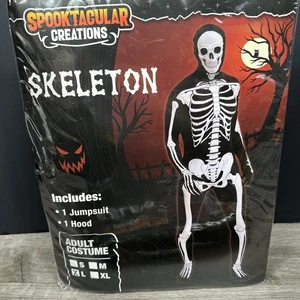 Spooktacular Creations Scheletro Taglia Adulto Grande Halloween - Foto 1 di 6