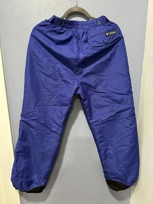 Pantalones de esquí para nieve Columbia aislados azules para mujer talla M snowboard Foto 1 de 4