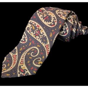 Corbata vintage para hombre Sibley's Liberty of London 100 % seda cachemira 59 x 3,25 - Imagen 1 de 5