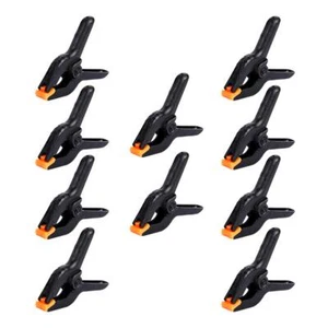 10 Packs of 3.5 inch Professional Plastic Small Spring Clamps Heavy Duty - Picture 1 of 7