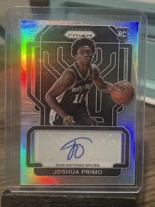 2021 Prizm Joshua Primo Rookie Silver Auto #RS-JPR Spurs - Picture 1 of 2