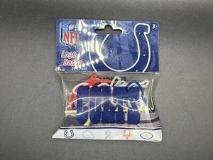NEW SEALED Forever Co NFL Indianapolis Colts Logo Bandz Wristbands Pack of 20 - Picture 1 of 2