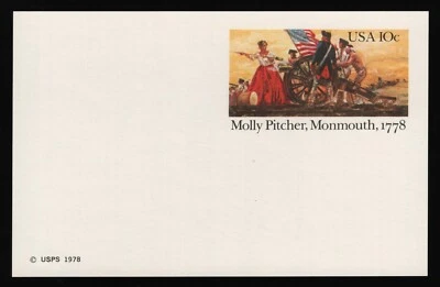 #UX77 10c Molly Pitcher, Monmouth, 1778, Mint **ANY 5=FREE SHIPPING** - Image 1 of 2