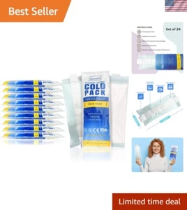 Gentle Perineal Ice Pack Pads - 24 Individually Wrapped Cold Therapy Packs - Picture 1 of 9