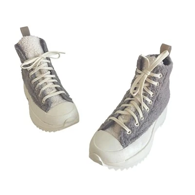 Converse Run Star Faux Shearling Hike Platform Sneaker, Size M 7/W 8.5 WORN ONCE - Image 1 of 4