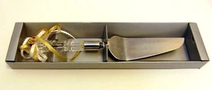  Toscany Collection Japan Bleikristall Tortenheber Hochzeit Edelstahl  - Bild 1 von 10