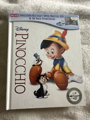 Disney Pinocchio Animated Blu-ray + DVD Target Exclusive DigiBook Like New - Image 1 of 2