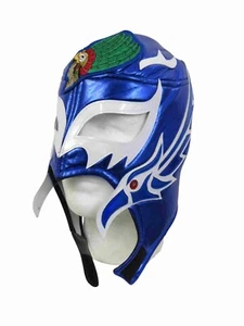 Máscara Lucha Libre MX Guerrero Azul Calidad Semi Pro Se Adapta a Jóvenes y Adultos - Imagen 1 de 6