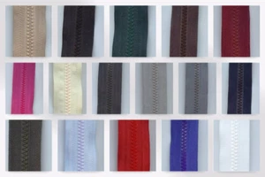 Kunststoff klobige Reißverschlüsse mit offenem Ende - jeweils (VSO56-M) - Bild 1 von 17