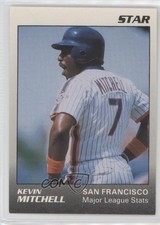 1989 Star Will Clark/Kevin Mitchell Kevin Mitchell Major League Stats #4
