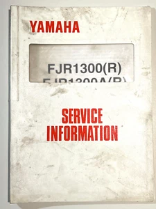Manual De Mantenimiento Información De Servicio Yamaha FJR 1300 - Imagen 1 de 2