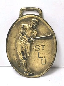 Antique Ty Cobb Brass Watch Fob Made In Chicago c.1911 - Picture 1 of 3