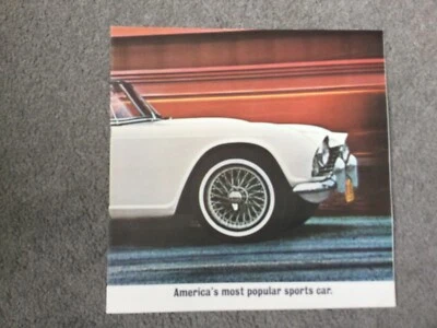 Folleto Triumph TR4 en muy buena condición c1963 Bi 52 Foto 1 de 3