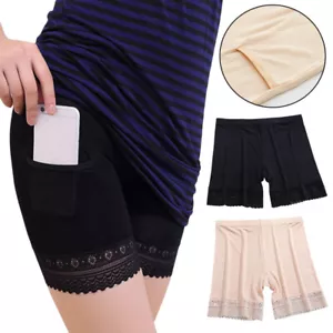 Women Seamless Anti Chafing Slip Shorts Pants Lady Under Skirt Safety Underwear - Picture 1 of 26