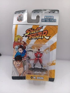 Street Fighter SF12 M Bison Nano Metalfigs 100% Die-Cast Metal Toy Capcom Figure - Picture 1 of 2